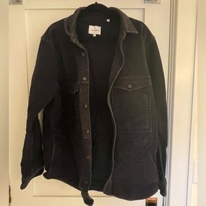 Steven Alan shirt jacket, well-worn and color slightly faded.